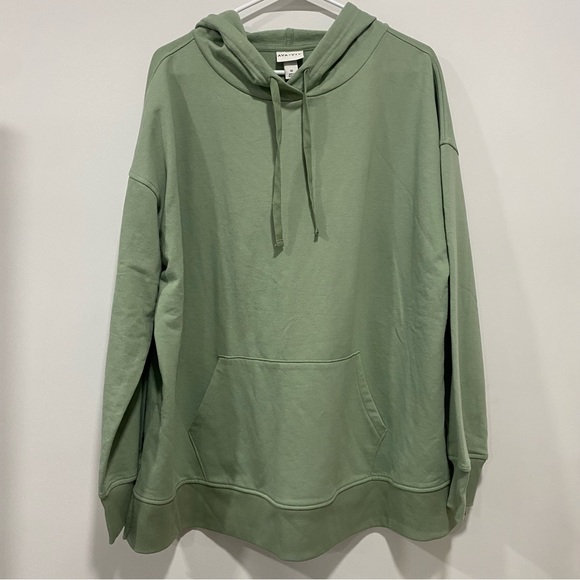 Ava & Viv Tops - Women’s Hoodie Sweatshirt Pullover Long Sleeve Pocket Ava & Viv Green Size 1X